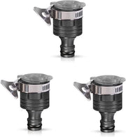 Connettore Universale per Tubo di Gabbia - Connettore per Tubo di Gabbia per Giardino - Acciaio Inossidabile - Connettore per Tubo di Gabbia per Giardino e Cucina - Connettore per Tubo di Gabbia per Pulizia Acqua