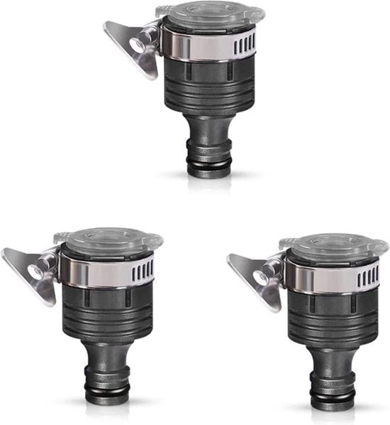 Connettore Universale per Tubo di Gabbia - Connettore per Tubo di Gabbia per Giardino - Acciaio Inossidabile - Connettore per Tubo di Gabbia per Giardino e Cucina - Connettore per Tubo di Gabbia per Pulizia Acqua