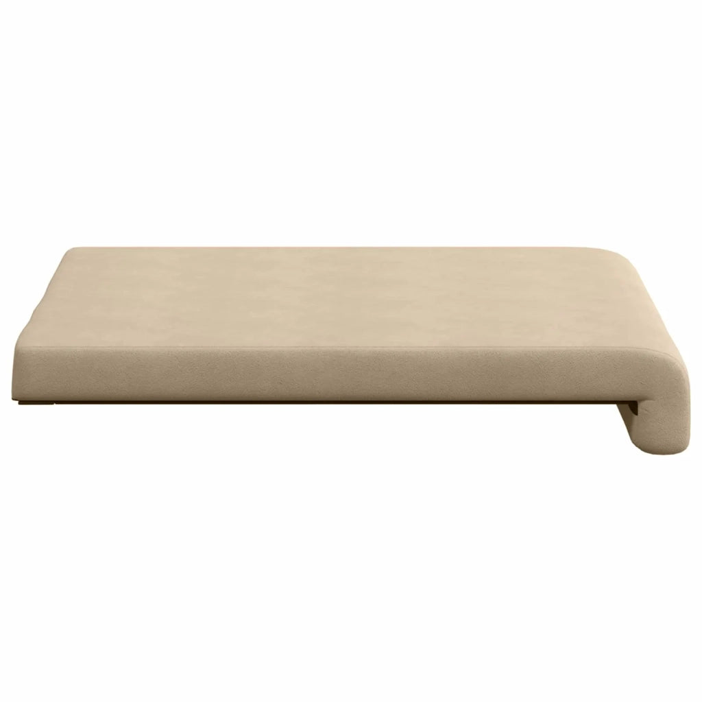 Cuscino per panchina 4 pcs Microfibra Crema Profondità 35 cm 42043133