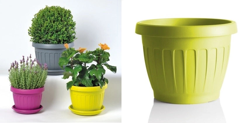 Vaso per Piante da esterni terra color senape 30 cm