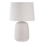 Lampada da Tavolo Croft, Beige, Argilla Fibrosa, 30x30x46 cm