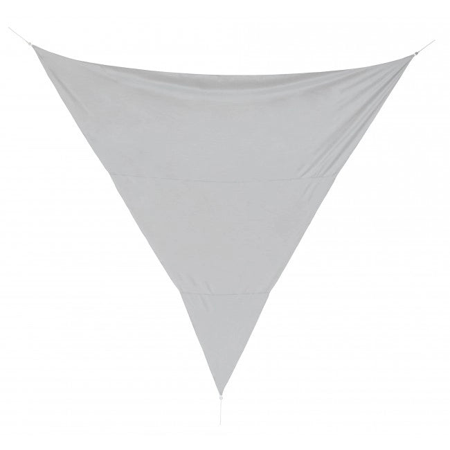Bizzotto Vela Ombreggiante TRI. Grigio 3.6X3.6 in Poliestere con Anelli in Acciaio Zincato