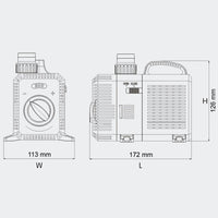Pompa per laghetto filtro filtrazione eco corso d'acqua 4500 l/h 30 Watt 4216023/2
