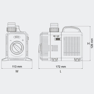 Pompa per laghetto filtro filtrazione eco corso d'acqua 4500 l/h 30 Watt 4216023/2