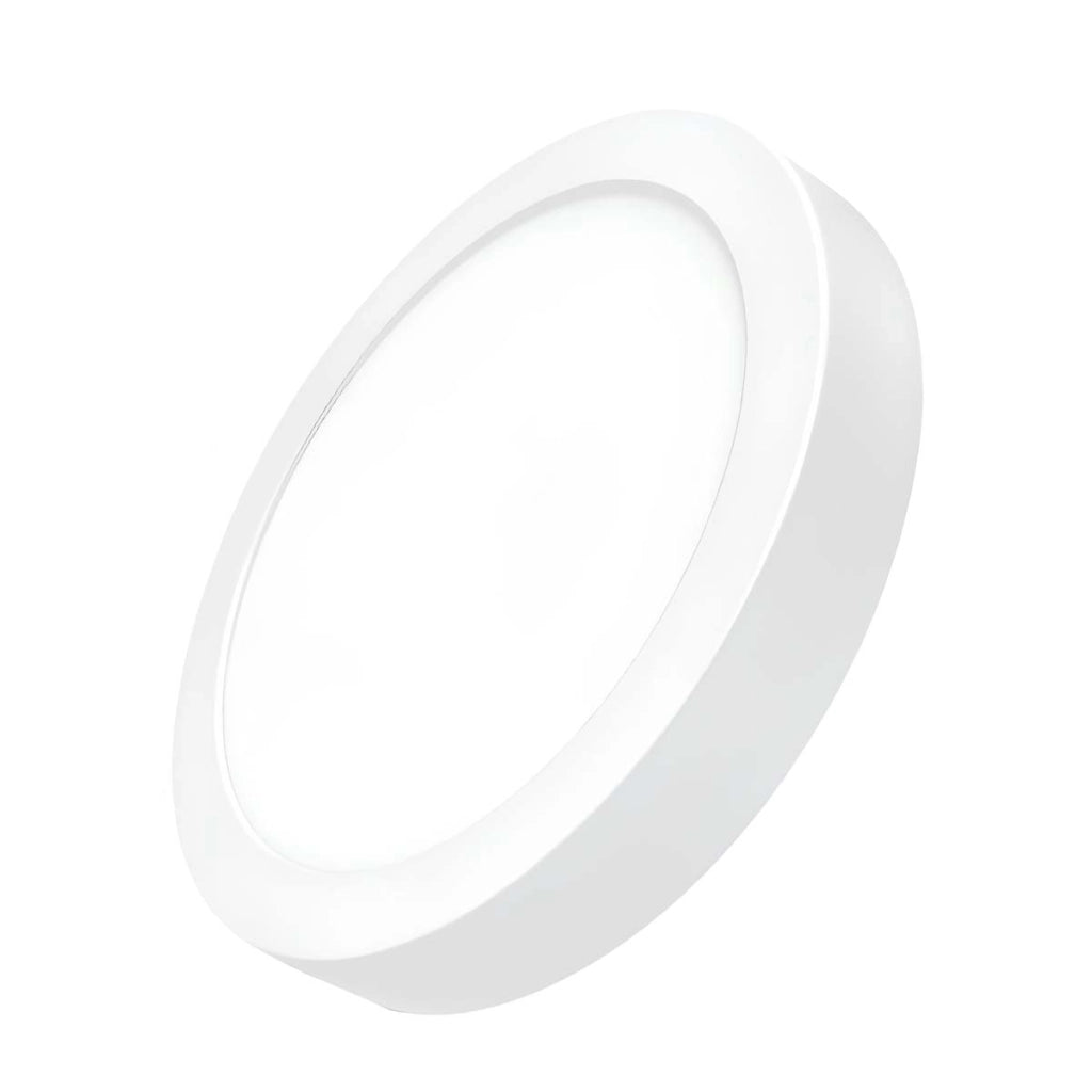 Pannello Luminoso LED Formato Rotondo 6W 83×83mm Design Ultrapiatto Bianco Avizar