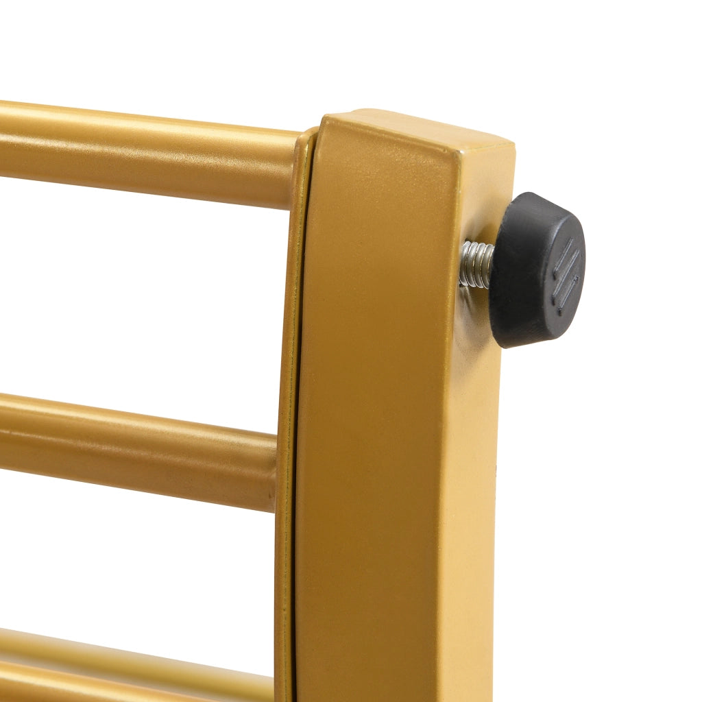 Set di tavolini da caffè 60x60x45.5 cm e 50x50x32 cm; effetto marmo lucido; 2 cassetti; MDF bianco