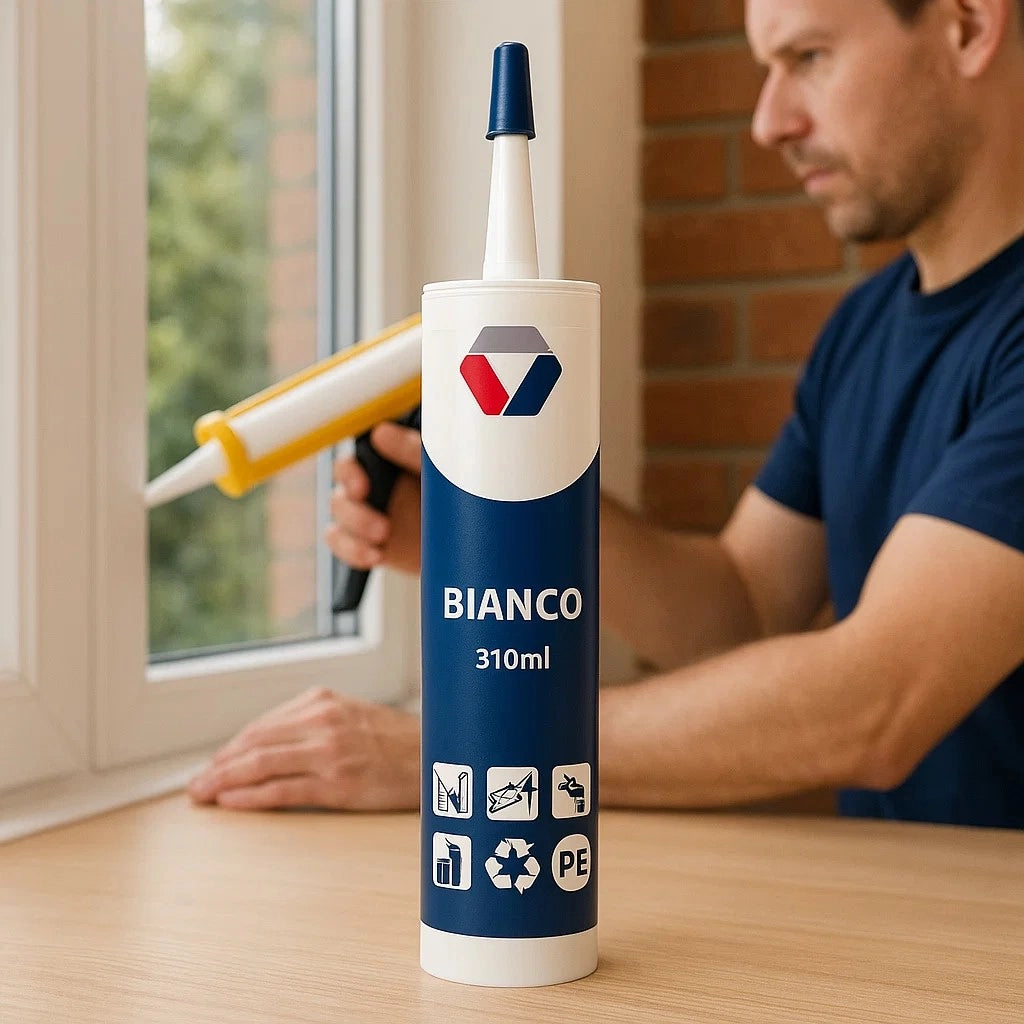 Silicone acrilico verniciabile bianco impermeabilizzante 310 ml