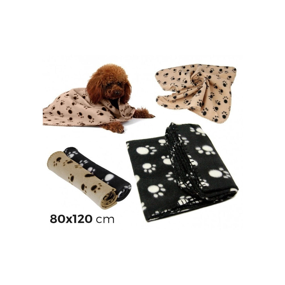 Trade Shop - Coperta In Pile Per Animali Domestici 80x120cm Copeertina Cane Caldo Inveerno -