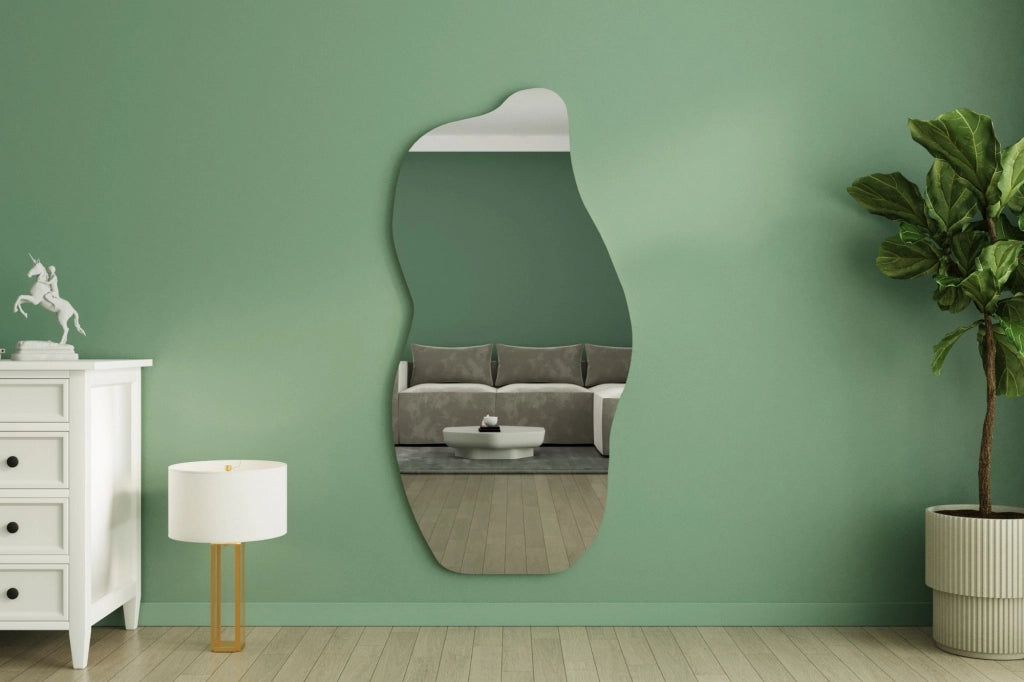 Stresa, Specchio Forma Nuvola, 70x175h cm Trasparente