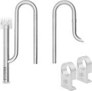 Kit di Filtro per Acquario con Tubo Mini in Alluminio per Slang 12/16 mm, Rotazione 360°, Adatto per Acquari senza Scatola con Skimmer