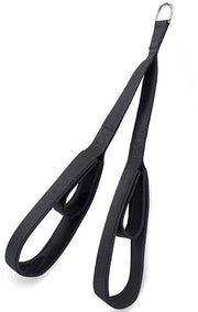 Cavo tricipite con due lunghezze in un unico cavo di traino - 69 cm - Nero