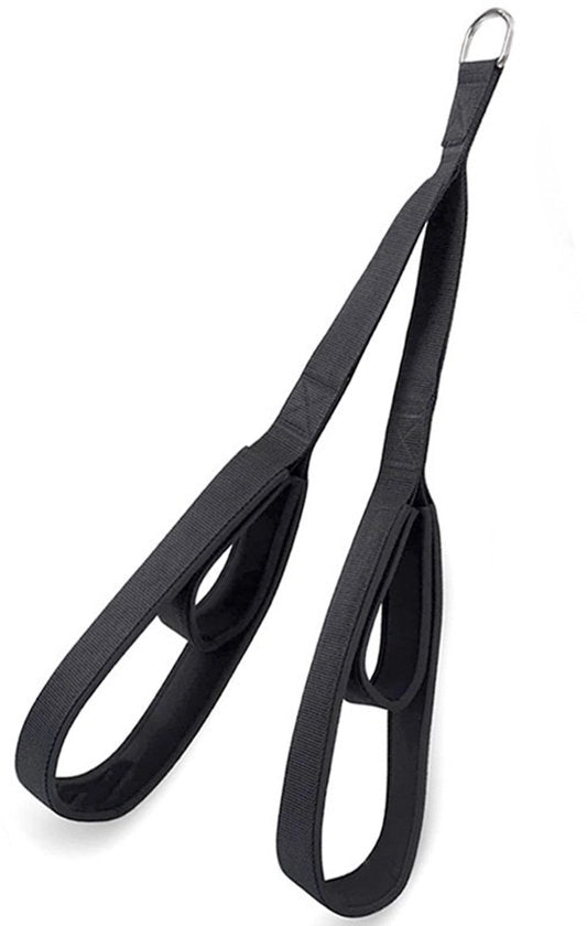Cavo tricipite con due lunghezze in un unico cavo di traino - 69 cm - Nero