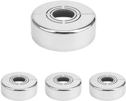 Copricapi Decorativi in ABS - 4 Pezzi - Flessibili - Impronti d'acqua - Inox - Copertura Decorativa - Piastre di Copertura