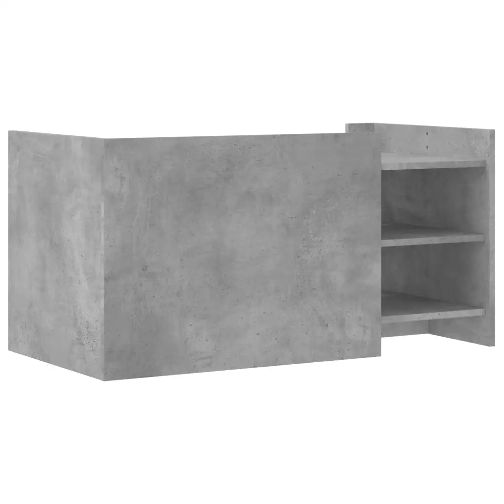 Tavolino salotto | Tavolino da caff¨¨ | Tavolino da Soggiorno Grigio Cemento 100x50x50 cm Legno Multistrato