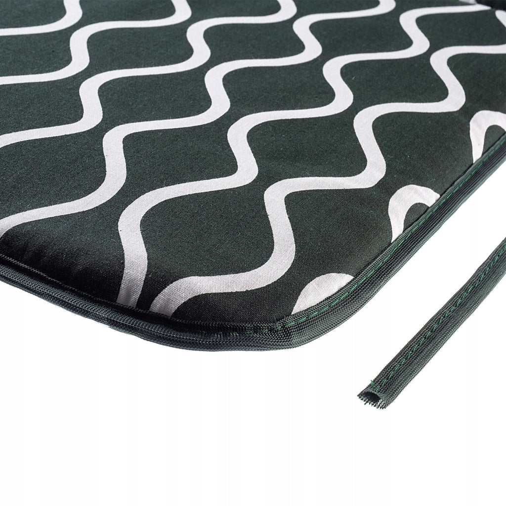 Cuscino KADAX per sedia da giardino, poltrona, balcone, terrazzo, con lacci, 37x75 cm, comodo
