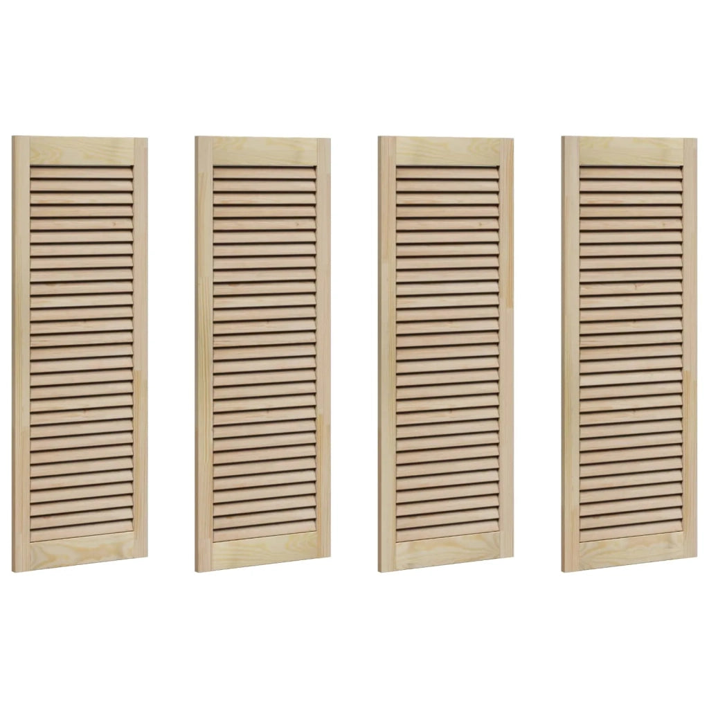Porta per Armadio con porta 4 pcs Naturale 110 x 2,1 x 39,5 cm
