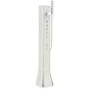 Doccia solare da esterno HAPPY GO 19 LITRI in polietilene, con doccetta mobile - Doccia Solare Da Esterno Happy Go 19 Litri In Polietilene, Con Doccetta Mobile Colore Bianco