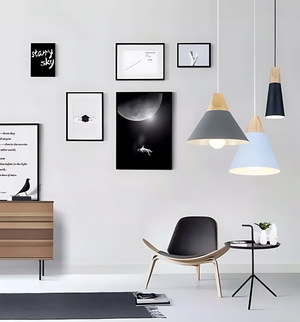Lampada Da Soffitto Scandi C Nera