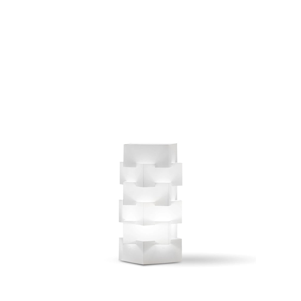 Lampada Da Scrivania-Ufficio Moderna Building Polilux ® Bianco 1 Luce E27