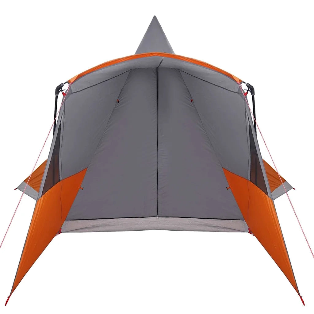 Tenda Teepee per 8 Persone 8 persona Grigio e arancione 42003998