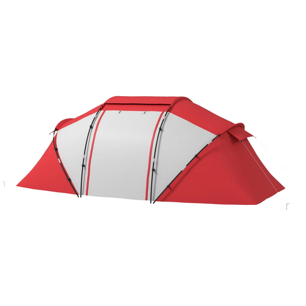 Tenda da campeggio familiare 4-6 persone ¨C zephmum ¨C grigio rosso