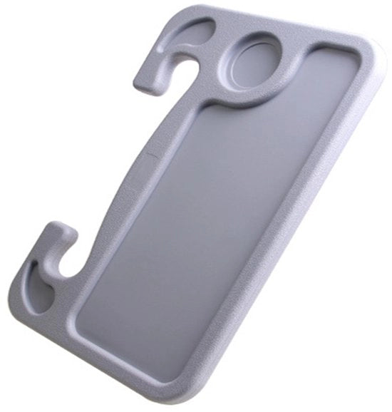 Supporto sterzo per tavolo, supporto computer auto, supporto schiena, zona di lavoro interna, piccola mensola di appoggio, tavolo sterzo, adatto per mangiare, truccarsi, lavorare, scrivere - adatto per auto, SUV, pick-up e camper, grigio