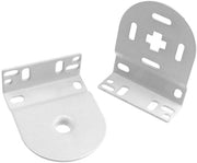 Set di riparazione per tende 30mm - Oreficerie metalliche - Bianche - Accessori per tende - Ideali per la camera da bagno - Pezzi di ricambio sostitutivi