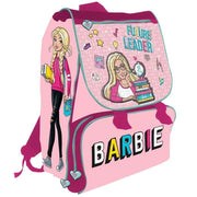 Trade Shop - Zaino Scuola Estensibile Barbie Bambine Ragazze Scuola Elementare Premium 40 Cm -
