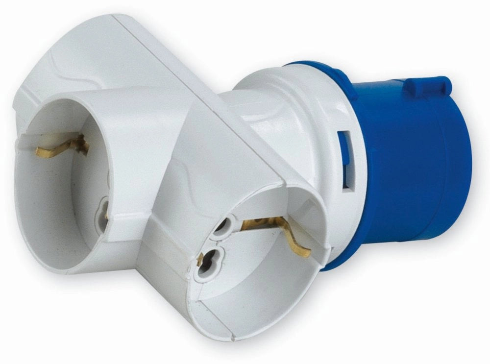 1pz adattatore industriale con 3 prese schuko cod:ferx.94494