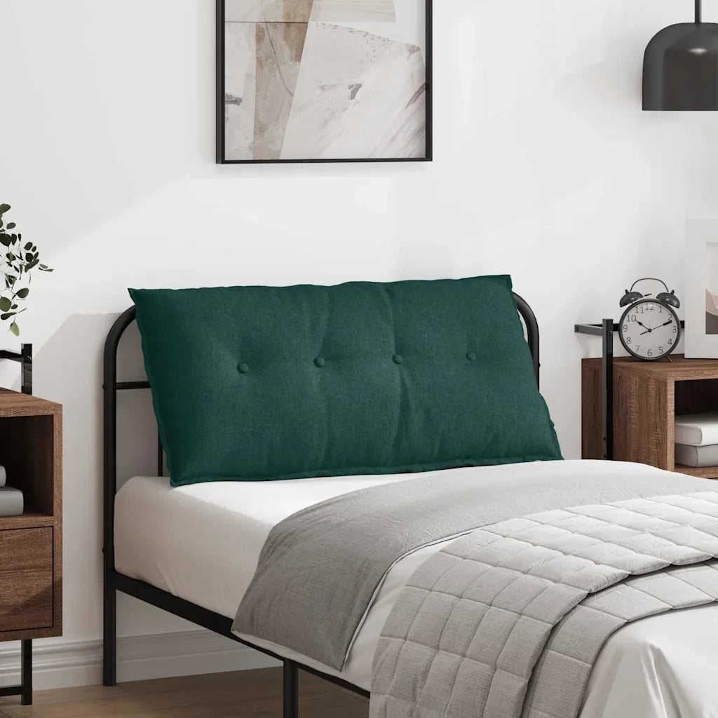 Cuscino per Schiena Verde Scuro 100 x 19 x 50 cm Tessuto 42014749