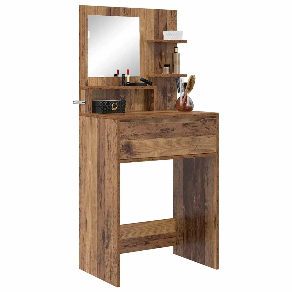 Tavoli da Trucco per Camera da Letto con cassetto Legno vecchio 889005