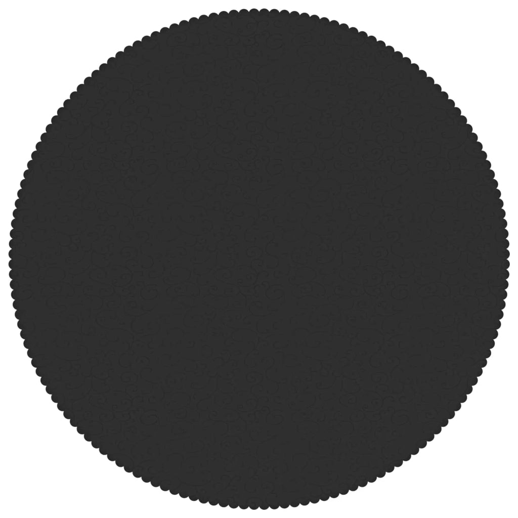 Tovaglia da Tavolo 5 pz Rotondo Grigio Scuro Ø 160 cm 42040492