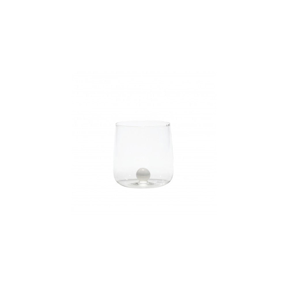 Bicchiere borosilicato Bilia Tumbler Zafferano set 6 pezzi colore Bianco