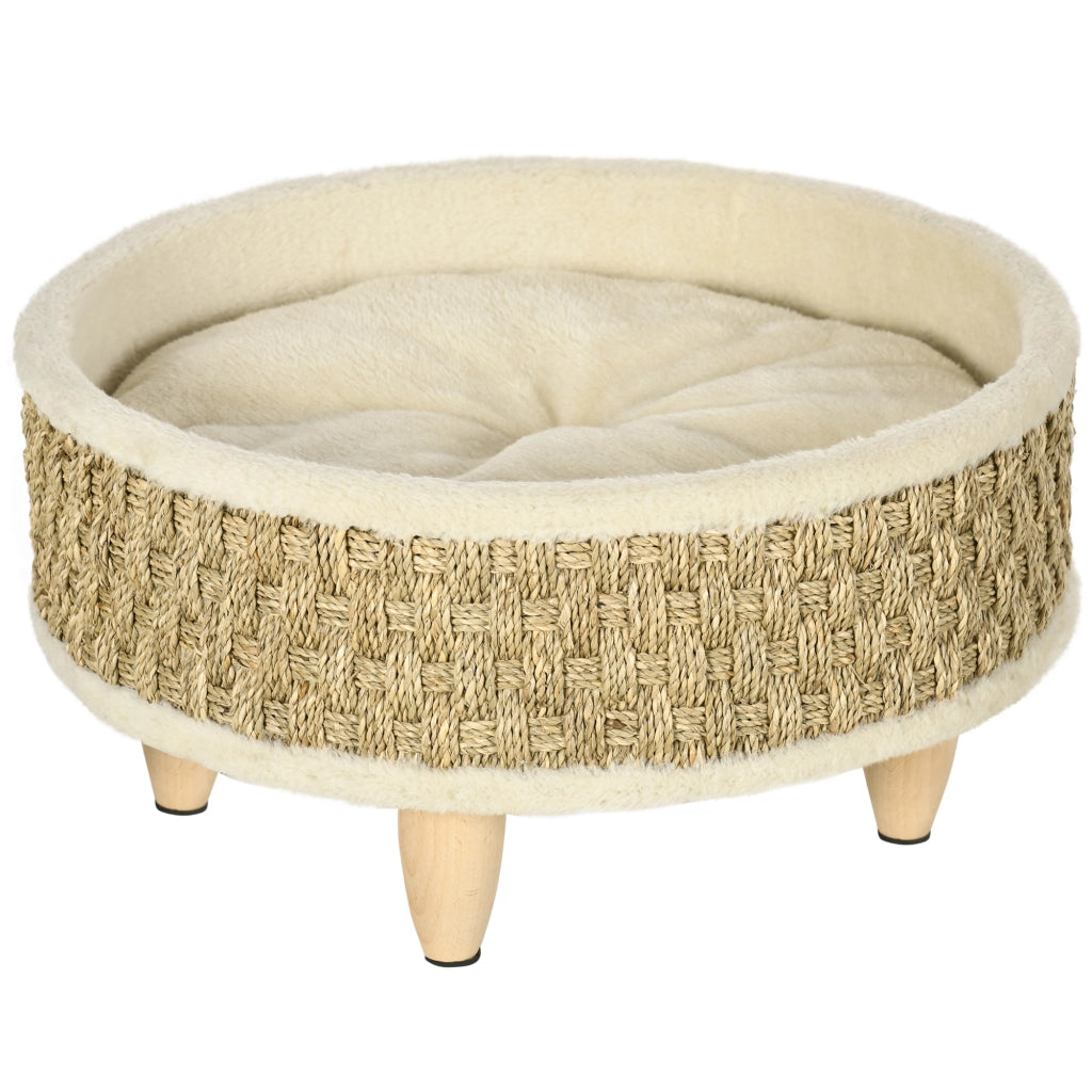 Cuccia per Cani e Gatti in Truciolato con Cuscino ¨C Zephmum ¨C ?48x24.5 cm