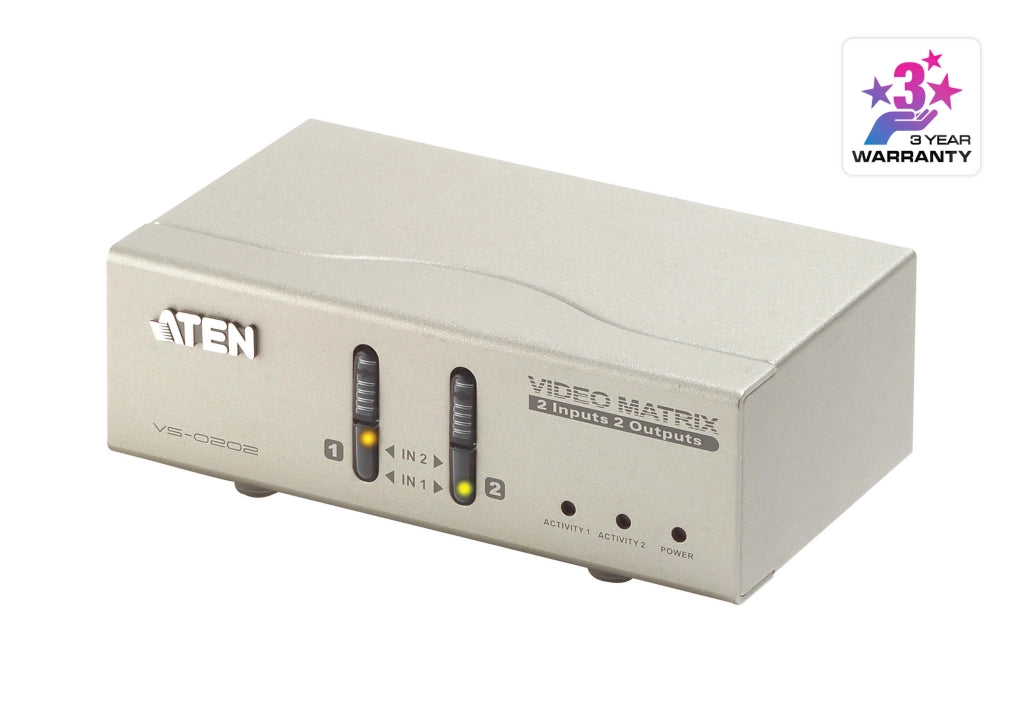 Matrix Switch Video 2 IN 2 OUT VGA con Audio, VS0202