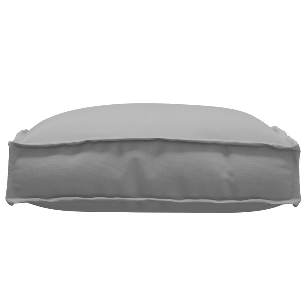 Cuscini per pallet 4 pcs grigio 40x40x8 cm tessuto Oxford