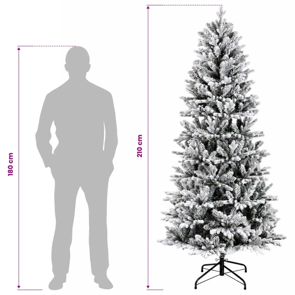 Albero di Natale Artificiale con Rami Pieghevoli 210 cm 42055505