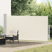 Tenda Laterale Retrattile per Patio-Tenda parasole per balcone 170x300 cm Crema