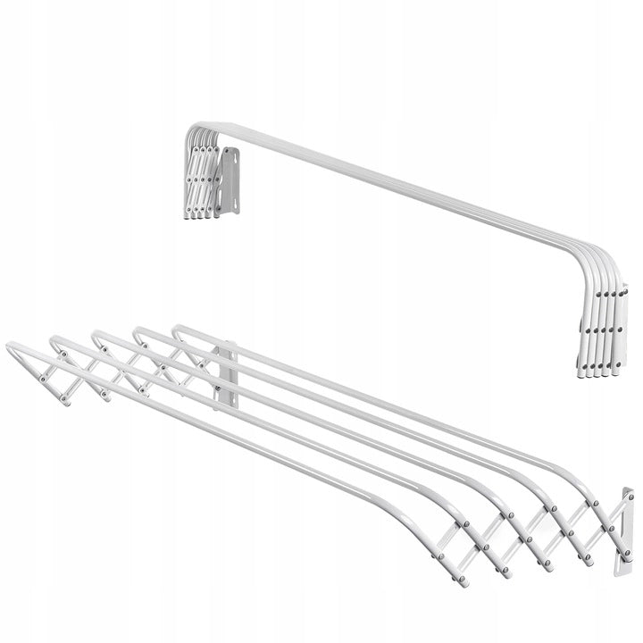 Asciugatrice per bagno KADAX, 100 cm, a parete, a fisarmonica