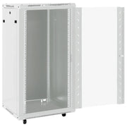 vidaXL Armadietto di Rete 22U 19" IP20 Grigio 60x60x120 cm