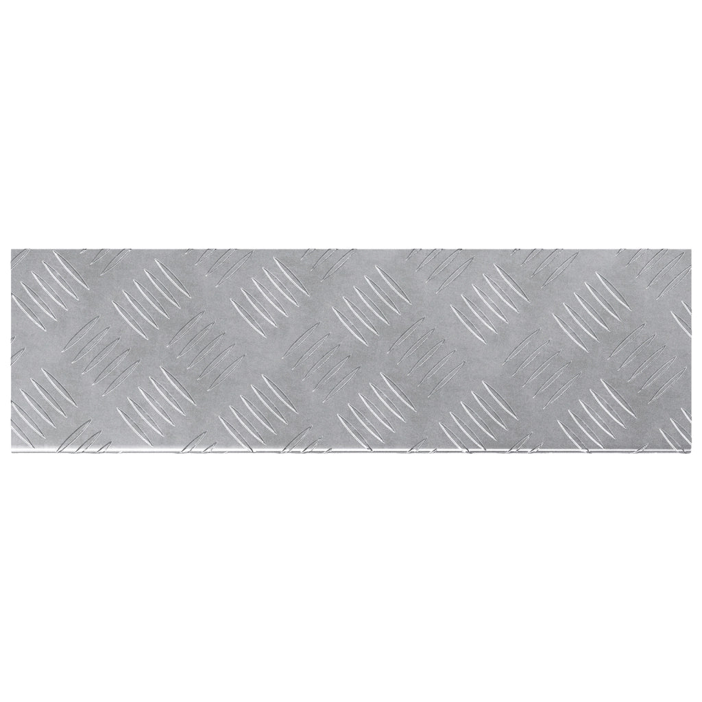 Gradini in Alluminio 5 pezzi Antiscivolo 60x18 cm