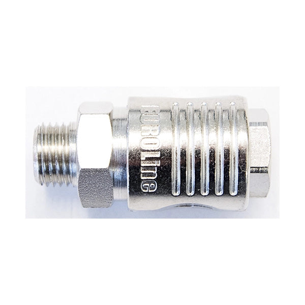 Rubinetto attacco rapido femmina a 1/4 ", Made in Italy.