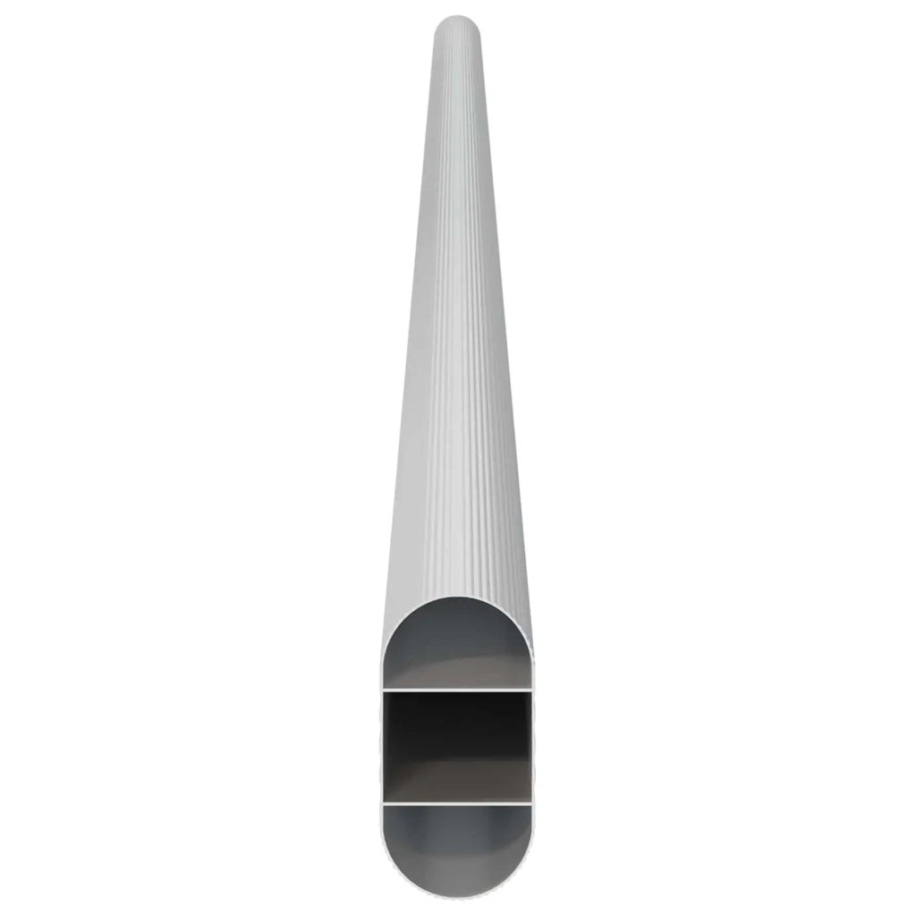 Asta per armadio 12 pz Argento 664 x 15 x 29 mm CFW6787243