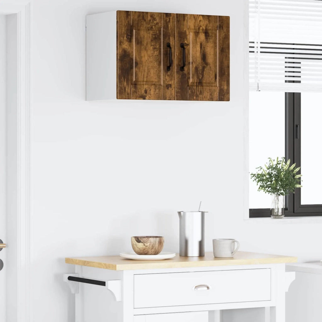 Pensile da cucina | Armadietto a muro PORTO Rovere fum¨¦ 60 x 31 x 40 cm