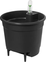 Insert autoirriguo 44 - Contatore d'acqua per vaso da fiori - Ø 42,8 x H 39,0 cm - Living Black - Indicator di livello di acqua