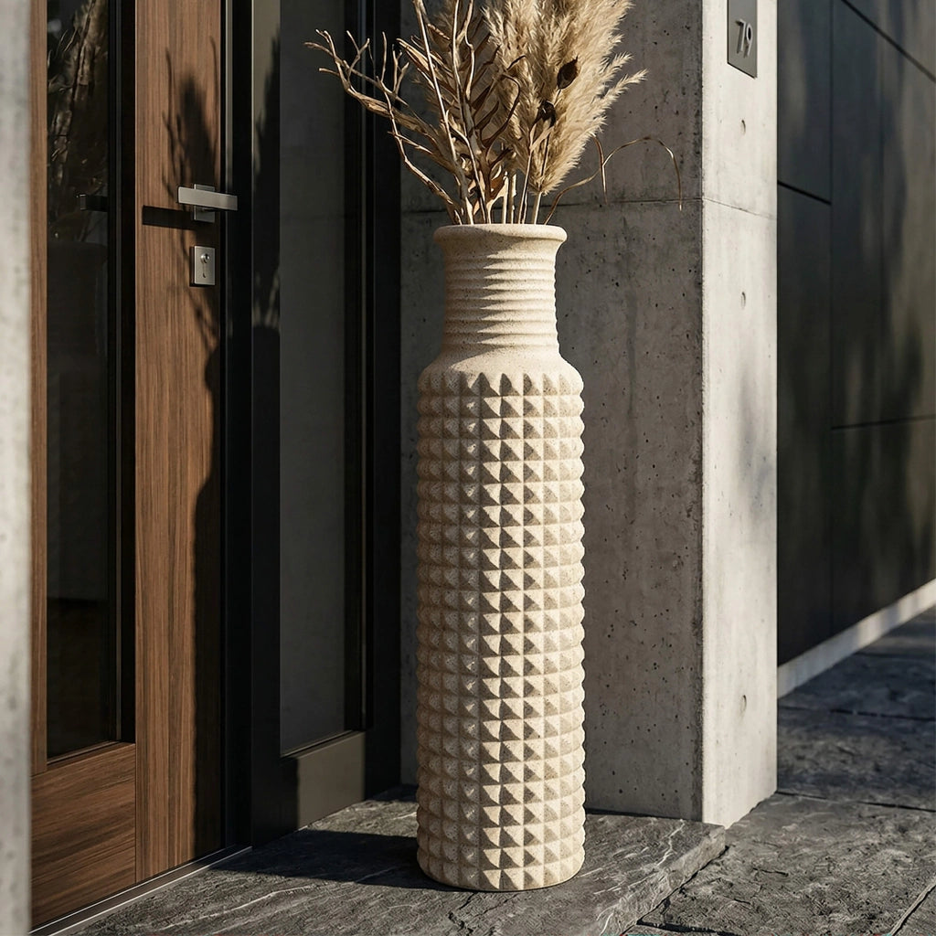 Fatenoti, Vaso Finitura Effetto Sabbia, Beige
