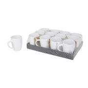 Trade Shop - Tazza Tazzone In Ceramica Bianca Latte Tisana Colazione Mug Con Manico 191836 -