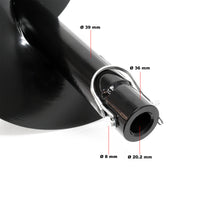 Punta elicoidale per trivella in ghisa 200mm coclea di ricambio per mototrivella