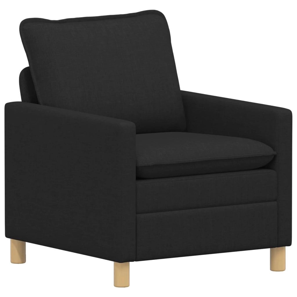 Set di divani 2 pz Nero Tessuto 3417019
