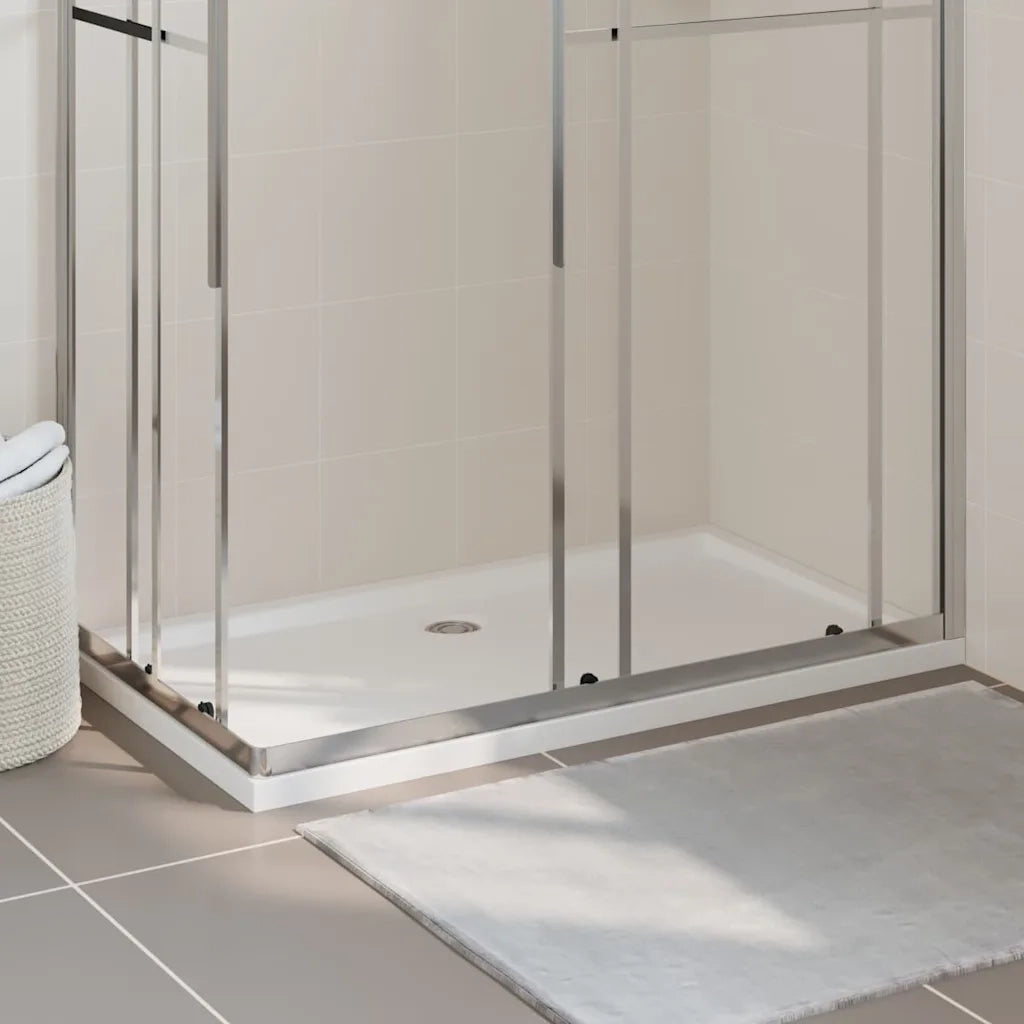Piatto Doccia in ABS Rettangolare Bianco 70x120 cm